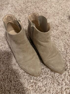 Treasure & Bond Taupe Suede Girls' Ankle Boots